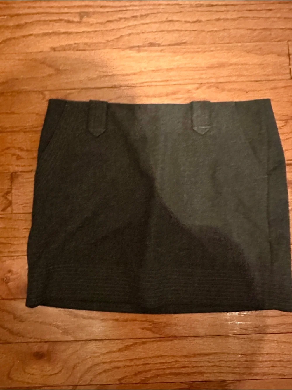 Vince Black Mini Skirt with Subtle Belt Loops